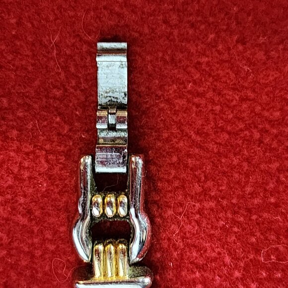 Jaclyn Smith Two Tone Metal Water Resistant Quartz Japan Movement Vintage Watch